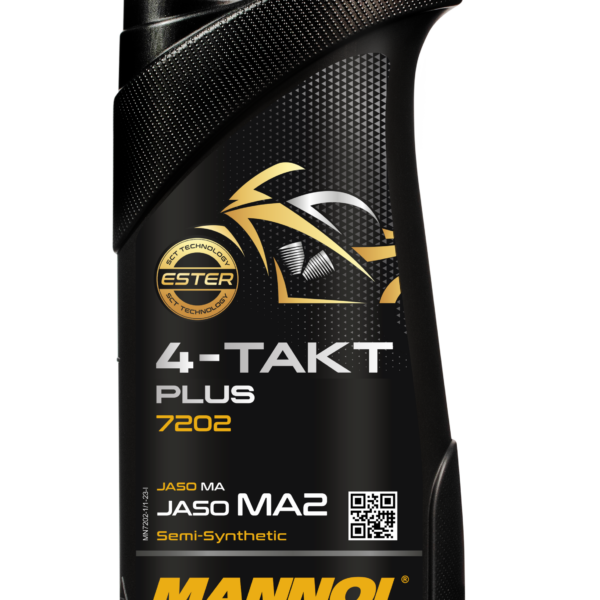 Масло моторное Mannol мототехника 4T Takt Plus 10W-40 п/синтетическое 1л / 10W40