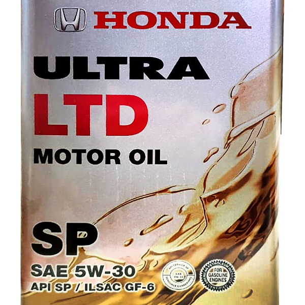 Масло моторное Honda 5W-30 Ultra LTD-SP моторное полусинтетическое 4л / 5W30