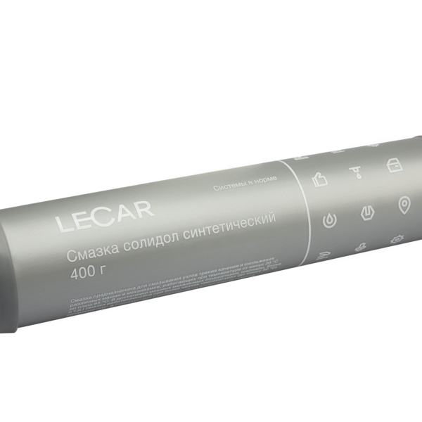 Смазка синтетический солидол Lecar 400 гр. картуш