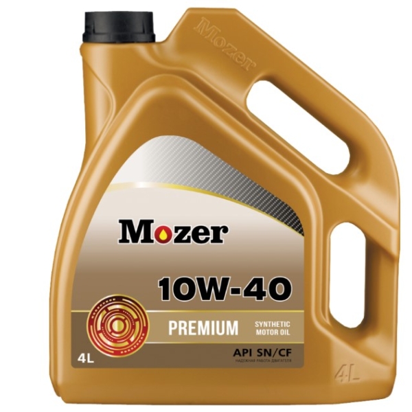 Масло моторное MOZER 10W-40 Premium SN/CF синтетическое 1л / 10W40