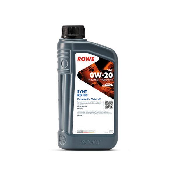 Масло моторное ROWE HIGHTEC SYNT RS HC 0W-20 A5/B5, SN синтетическое 1л / 0W20