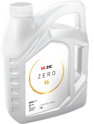 Масло моторное ZIC 0W-16 ZERO 16 API SN ILSAC GF-5 синтетическое 4л / 0W16