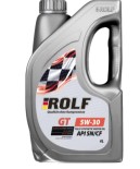 Масло моторное Rolf GT 5W-30 SN/CF ACEA C2/C3 синтетическое пластик 4л / 5W30