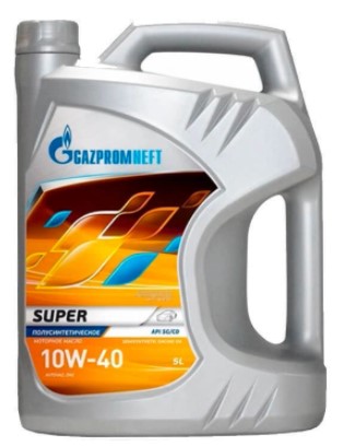 Масло моторное Gazpromneft 10W-40 Super SG/CD полусинтетическое 5л / 10W40