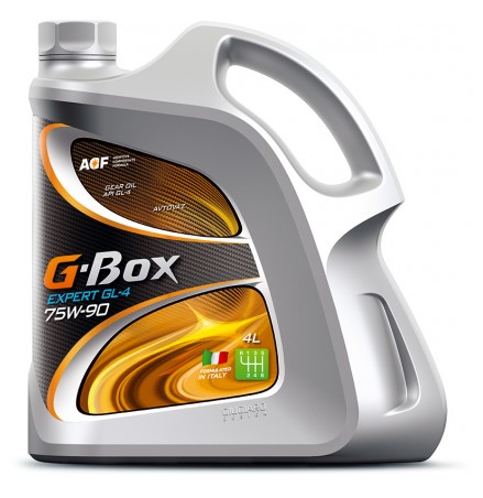 Масло трансмиссионное G-Box 75W-90 Expert GL-4 4л / 75W90