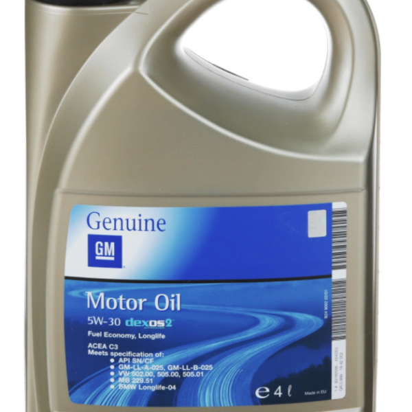 Масло моторное GM 5W-30 Dexos2 4л / 5W30