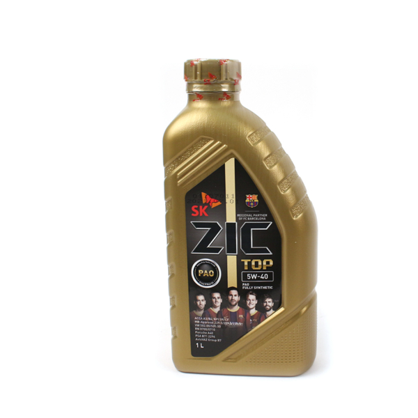 Масло моторное ZIC 5W-40 TOP API SP ACEA A3/B4 синтетическое 1л / 5W40