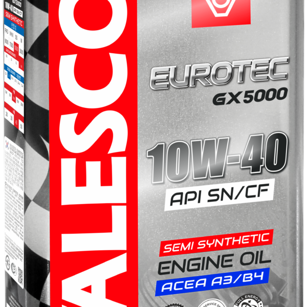 Масло моторное VALESCO EUROTEC GX 5000 10W-40 API SN/CF п/синтетическое 1л , GM LL-B-025, MB-Approval 229.3, Renault RN0700, VW 502.00, VW 505.03 / 10W40