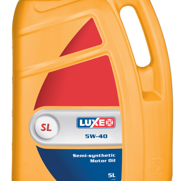 Масло моторное Luxe 5W-40 API SG/CD полусинтетическое 5л / 5W40