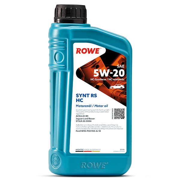 Масло моторное ROWE HIGHTEC SYNT RS HC 5W-20 A1/B1 синтетическое 1л / 5W20