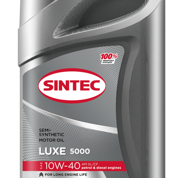 Масло моторное Sintec 10W-40 Luxe 5000 SL/CF п/синтетическое 1л / 10W40