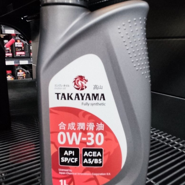 Масло моторное Takayama 0W-30 API SP/СF. ACEA A5/B5 синтетическое пластик 1л / 0W30