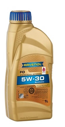 Масло моторное Ravenol 5W-30 FO A5/B5 SL/CF синтетическое 1л / 5W30