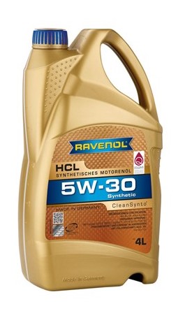 Масло моторное Ravenol 5W-30 HCL A3/B4 CF/SL синтетическое 4л / 5W30