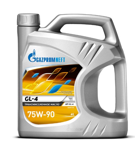 Масло трансмиссионное Gazpromneft 75W-90 полусинтетическое GL-4 4л