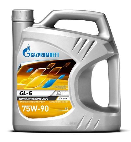 Масло трансмиссионное Gazpromneft 75W-90 полусинтетическое GL-5 4л