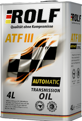 Масло трансмиссионное Rolf ATF III D Dexron 4л