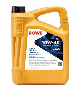 Масло моторное ROWE HIGHTEC SUPER LEICHTLAUF HC-O 10W-40 синтетическое 5л / 10W40