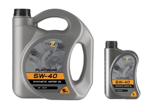 Масло моторное WEZZER 5W-40 PLATINUM SN/CF синтетическое 1л / 5W40