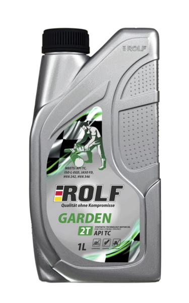 Масло Rolf Garden 2T п/синтетическое 1л пластик