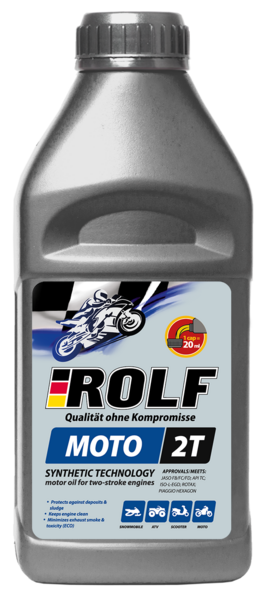 Масло Rolf Moto 2T п/синтетическое 0.5л