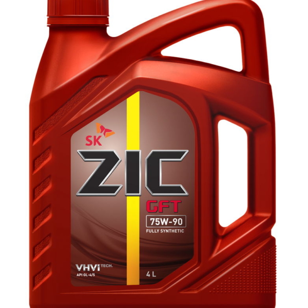 Масло трансмиссионное ZIC 75W-90 GFT GL-4/5 синтетическое для МКПП 4л / 75W90