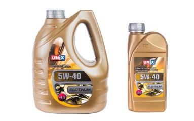 Масло моторное UNIX 5W-40 PLATINUM SN/CF синтетическое 5л / 5W40