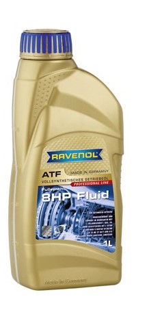 Масло трансмиссионное Ravenol ATF 8HP Fluid синтетическое 1л