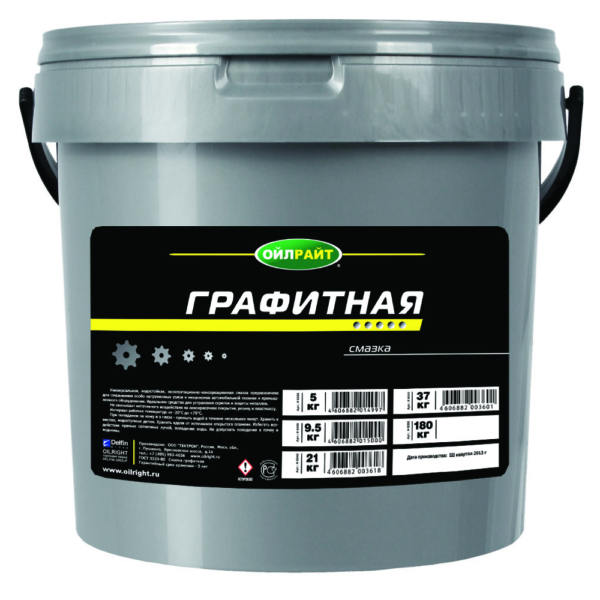 Смазка графитная Oil Right синтетическая банка 9,5 кг