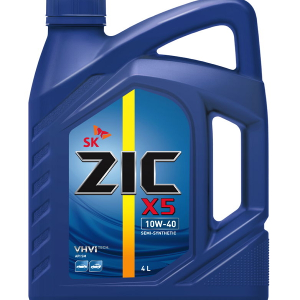 Масло моторное ZIC 10W-40 X5 SP п/синтетическое 4л / 10W40