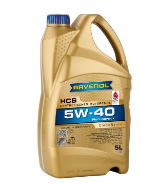 Масло моторное Ravenol 5W-40 HCS A3/B4 CF/SN синтетическое 5л / 5W40