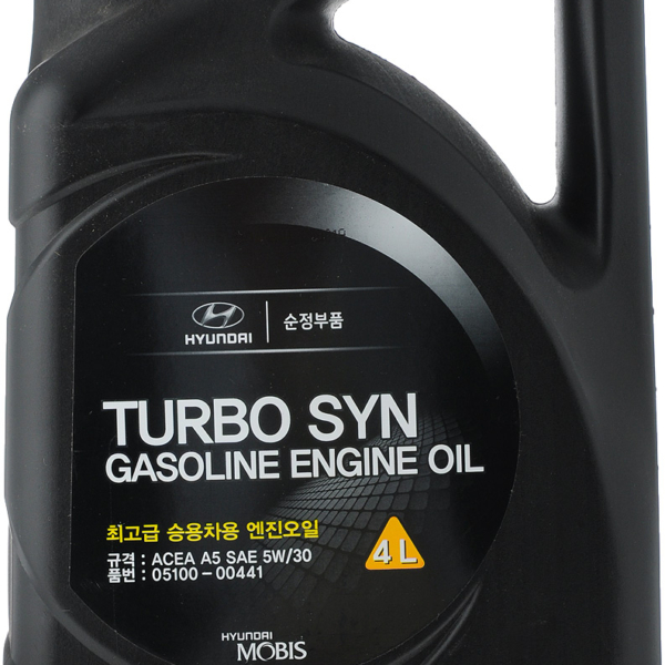 Масло моторное Hyundai 5W-30 Turbo SYN Gasoline Engine Oil моторное синтетическое 4л / 5W30