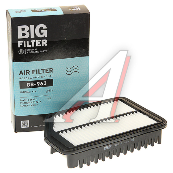 Фильтр воздушный Big Filter GB963