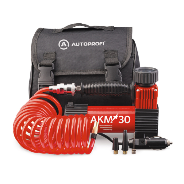 Компрессор Autoprofi АКМ 30 л/мин до 7 атм 150 Вт металлический корпус