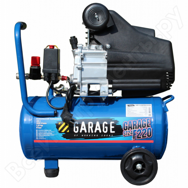 Компрессор Garage ST 24.F220/1.3 220 В 1,3 кВт 220 л/мин