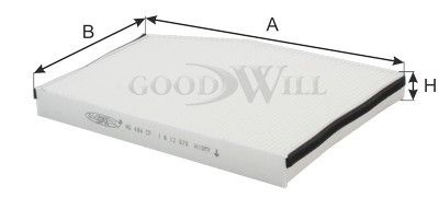Фильтр салонный Goodwill AG284CF
