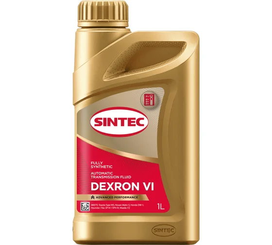 Масло Sintec ATF VI Dexron 1л