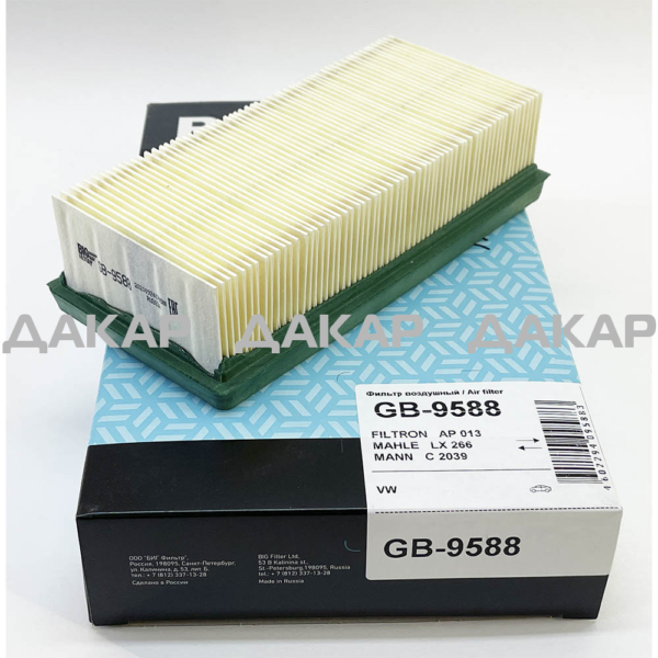 Фильтр воздушный BIG Filter GB9588