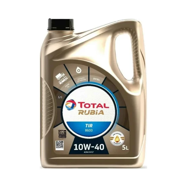 Масло TOTAL Rubia TIR 8600 10W40 E4/E7 5л