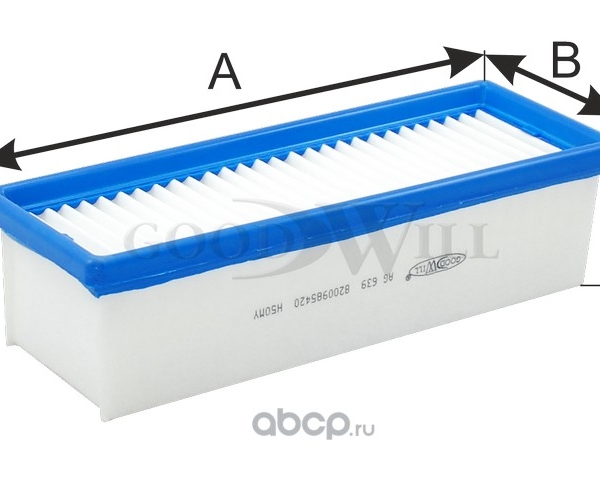 Фильтр воздушный Goodwill AG639