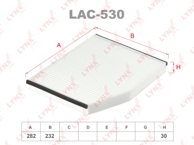 Фильтр салонный LYNX LAC530