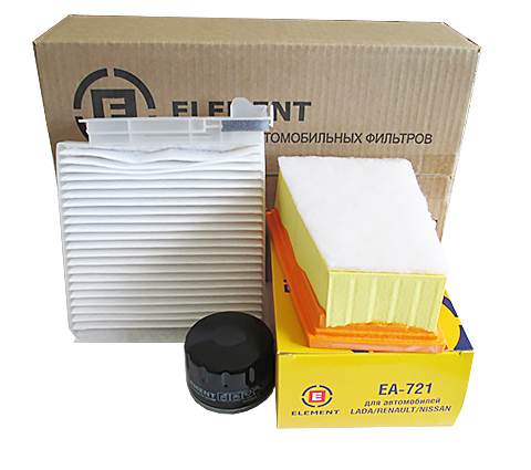 К-т фильтров Elemrnt (возд,масл,салон) EOAC106