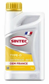 Антифриз Sintec OEM France жёлтый 1кг G-12+(-40)