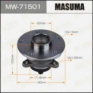 Ступица задняя Masuma MW71501