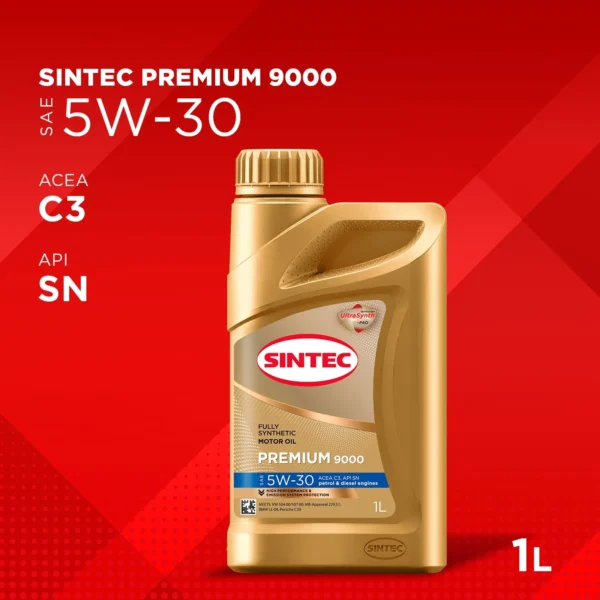 Масло Sintec Премиум 9000 5W30 1л C3 синт