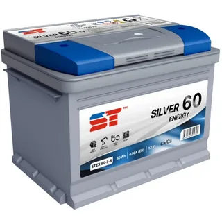 Аккумулятор 6 СТ-60 АПЗ Silver п.п. ток 650А 242x175x190