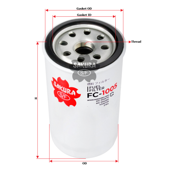Фильтр топливный Sakura FC1005