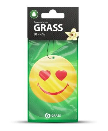 Ароматизатор Grass Smile картон ваниль