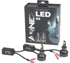 Лампа H3 12/24V/45W ARNEZI 3500LM LED к-т 2шт