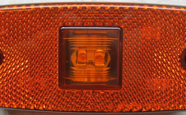 Фонарь габаритный LED 12/24V желтый